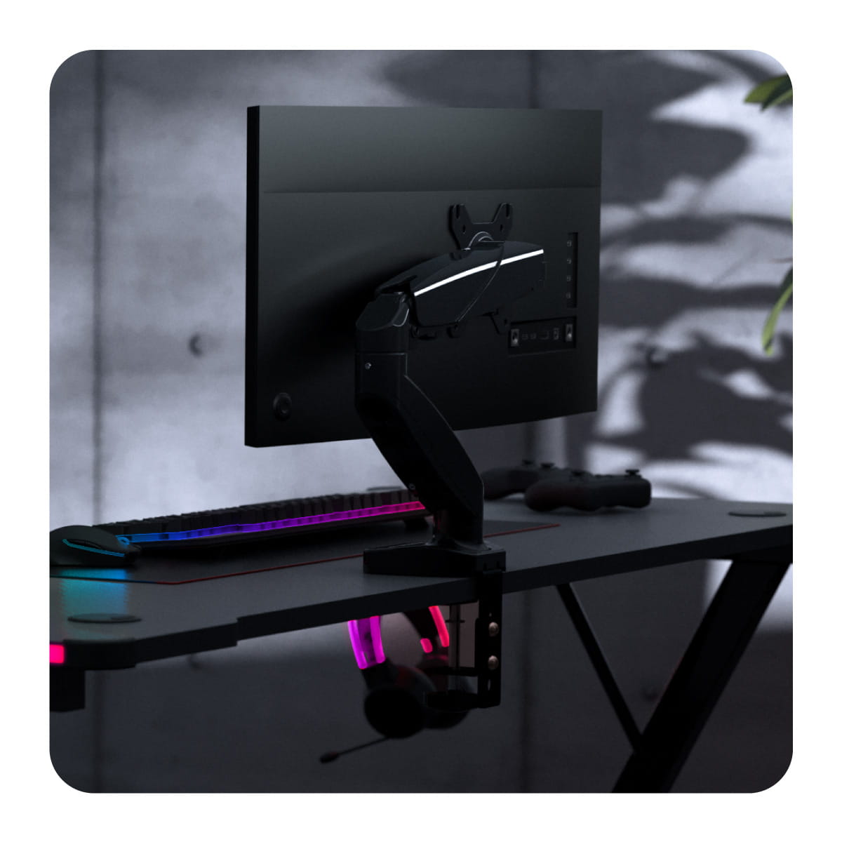HUZARO Motion 1.2 swivel monitor mount