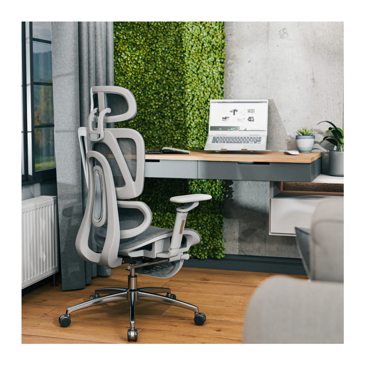 Mark Adler Expert 7.9 Grey Ergonomic Armchair