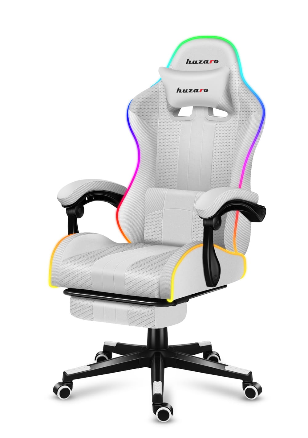 HUZARO Force 4.7 White RGB Gaming Chair – OUTLET