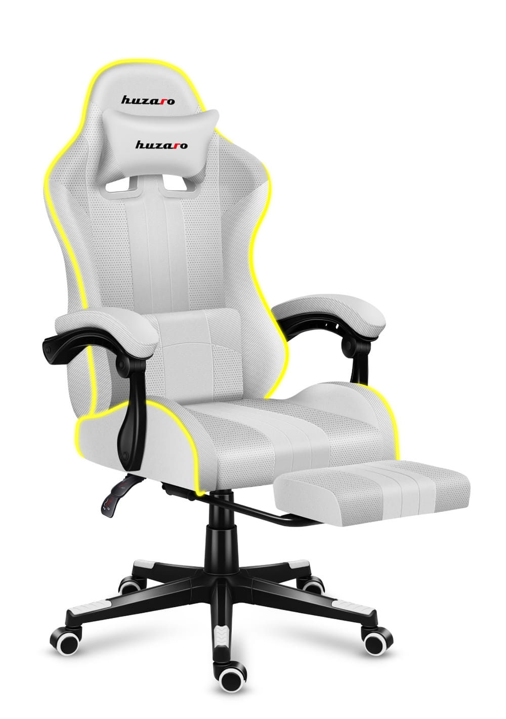HUZARO Force 4.7 White RGB Gaming Chair – OUTLET