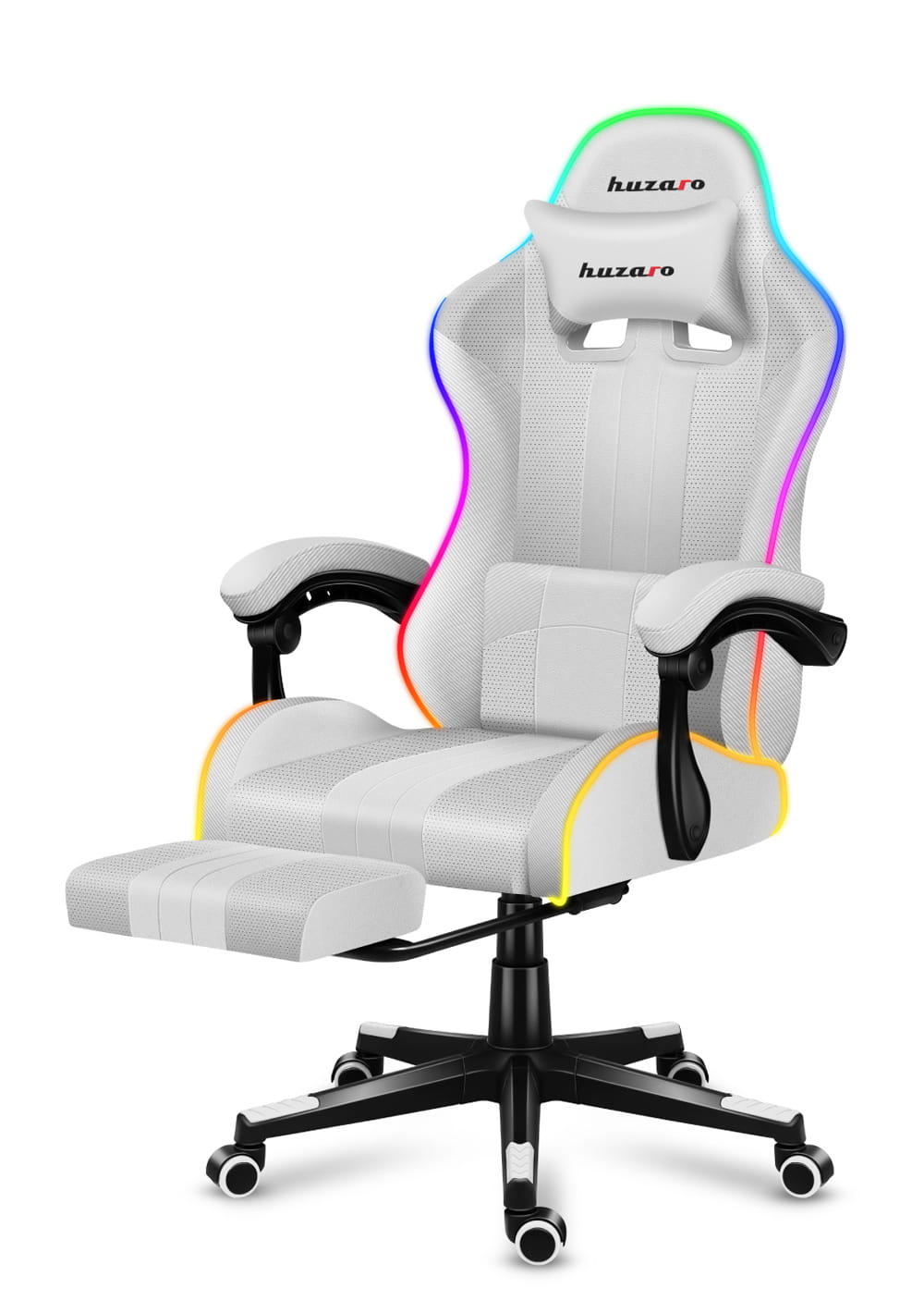 HUZARO Force 4.7 White RGB Gaming Chair – OUTLET