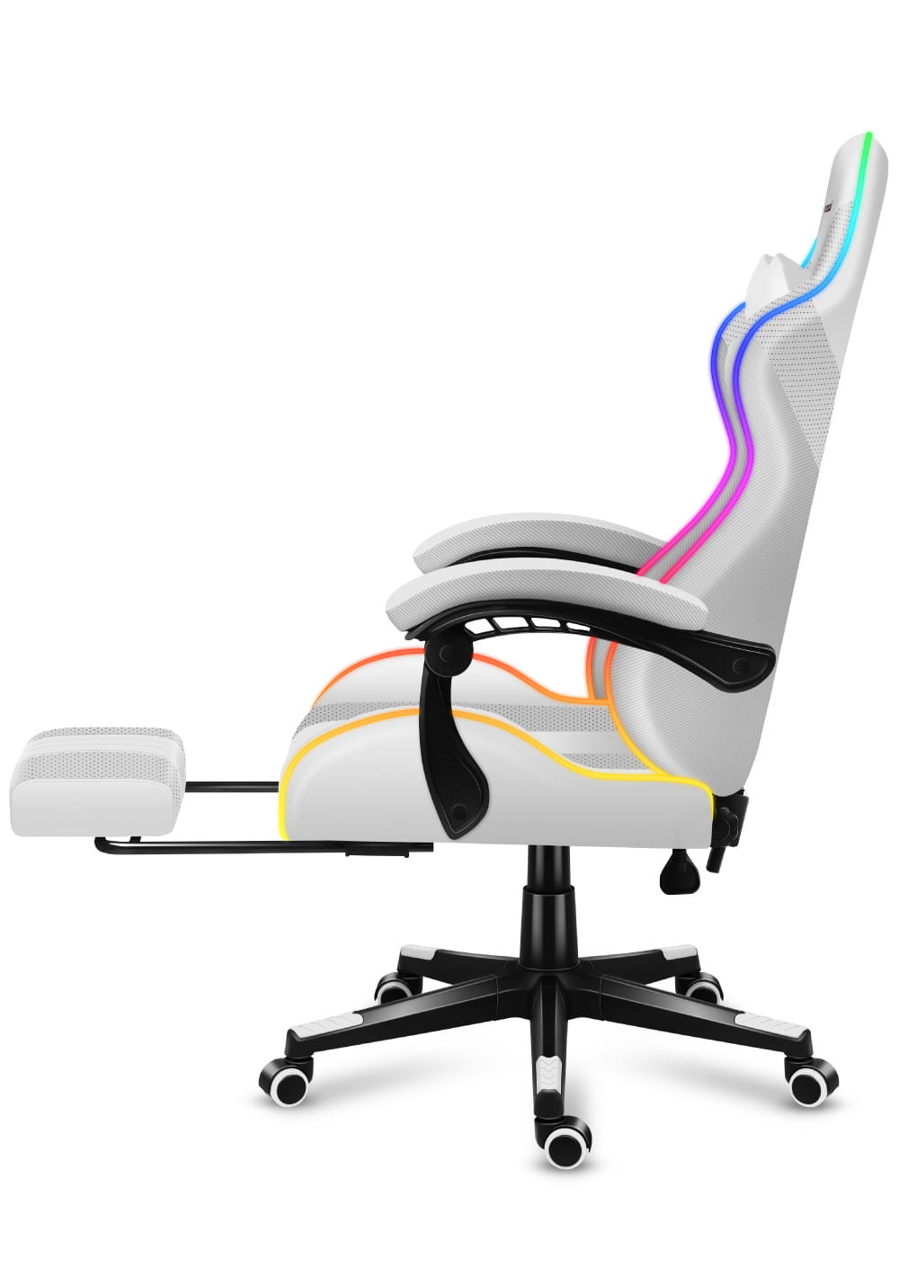 HUZARO Force 4.7 White RGB Gaming Chair – OUTLET