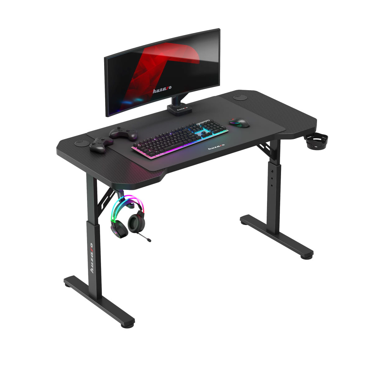 Huzaro Hero 2.6 Black 120 cm Gaming Desk