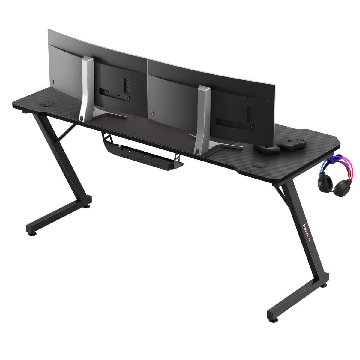 Huzaro Hero 4.8 Black 160 cm gaming desk