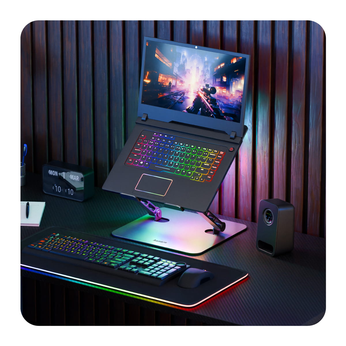 Huzaro Hold 4.0 RGB laptop cooling stand