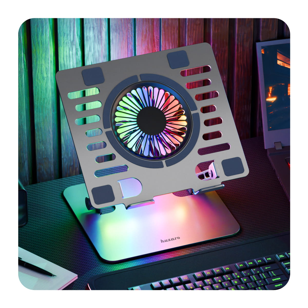 Huzaro Hold 4.0 RGB laptop cooling stand