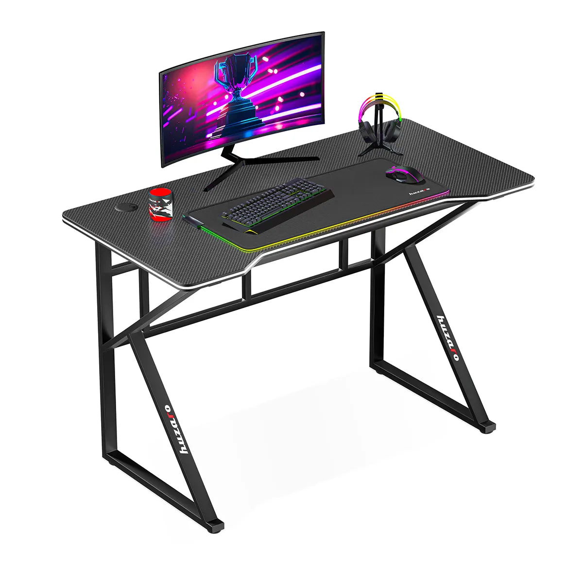 Huzaro Hero 1.6 Black 120 cm Gaming Desk