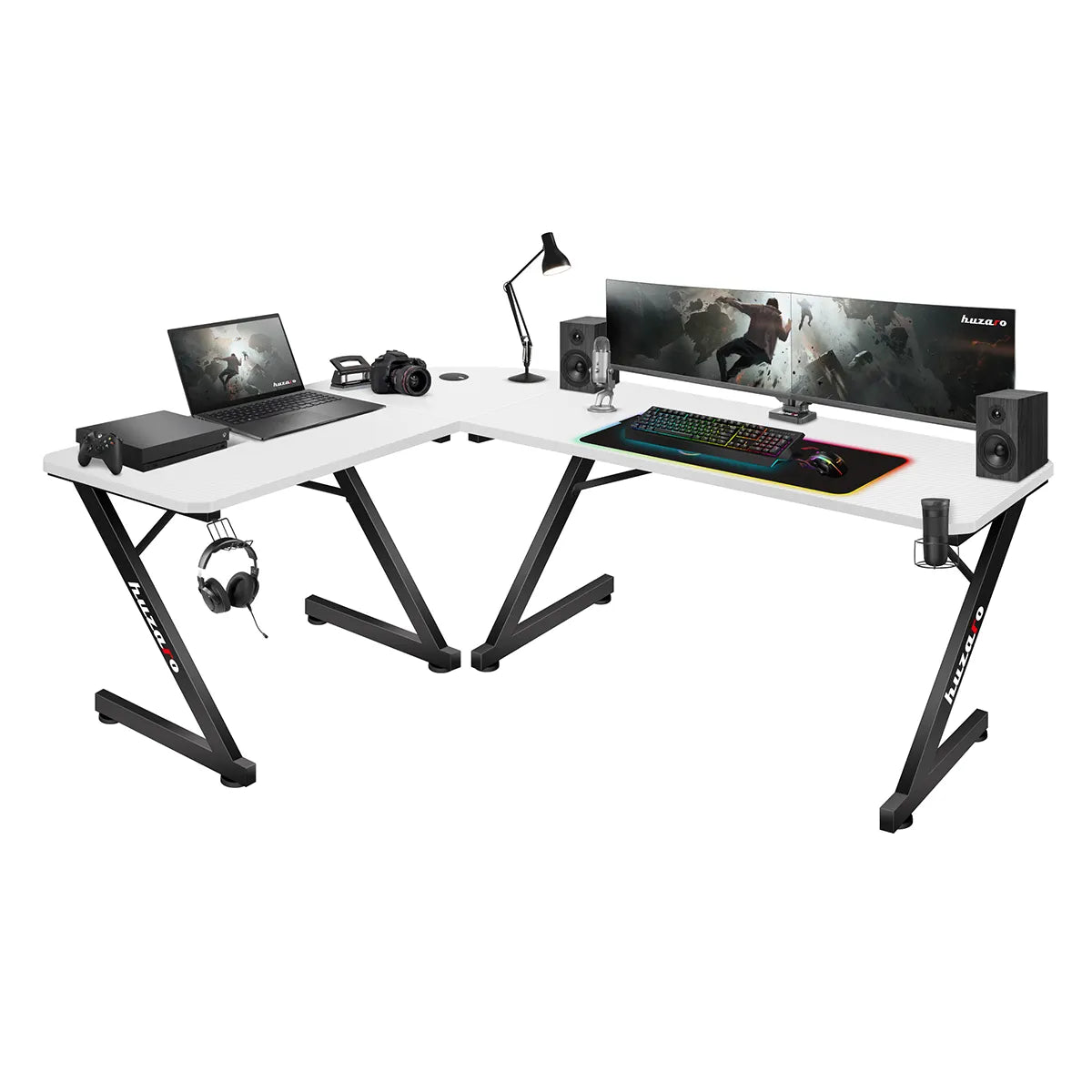 Huzaro Hero 7.0 White 154 cm Gaming Desk