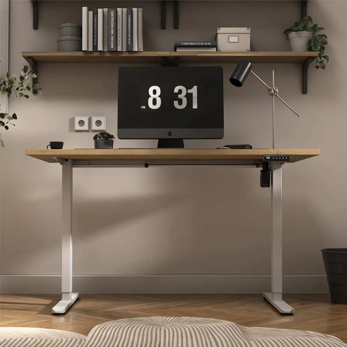 Mark Adler Xeno 2.1 White Electric Desk Frame