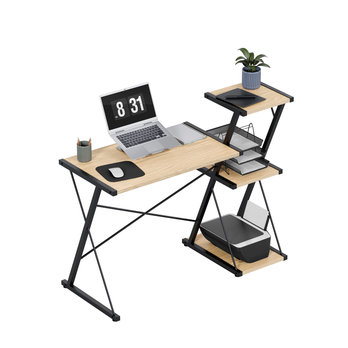 Mark Adler Leader 3.5 Craft 116 cm desk with shelves
