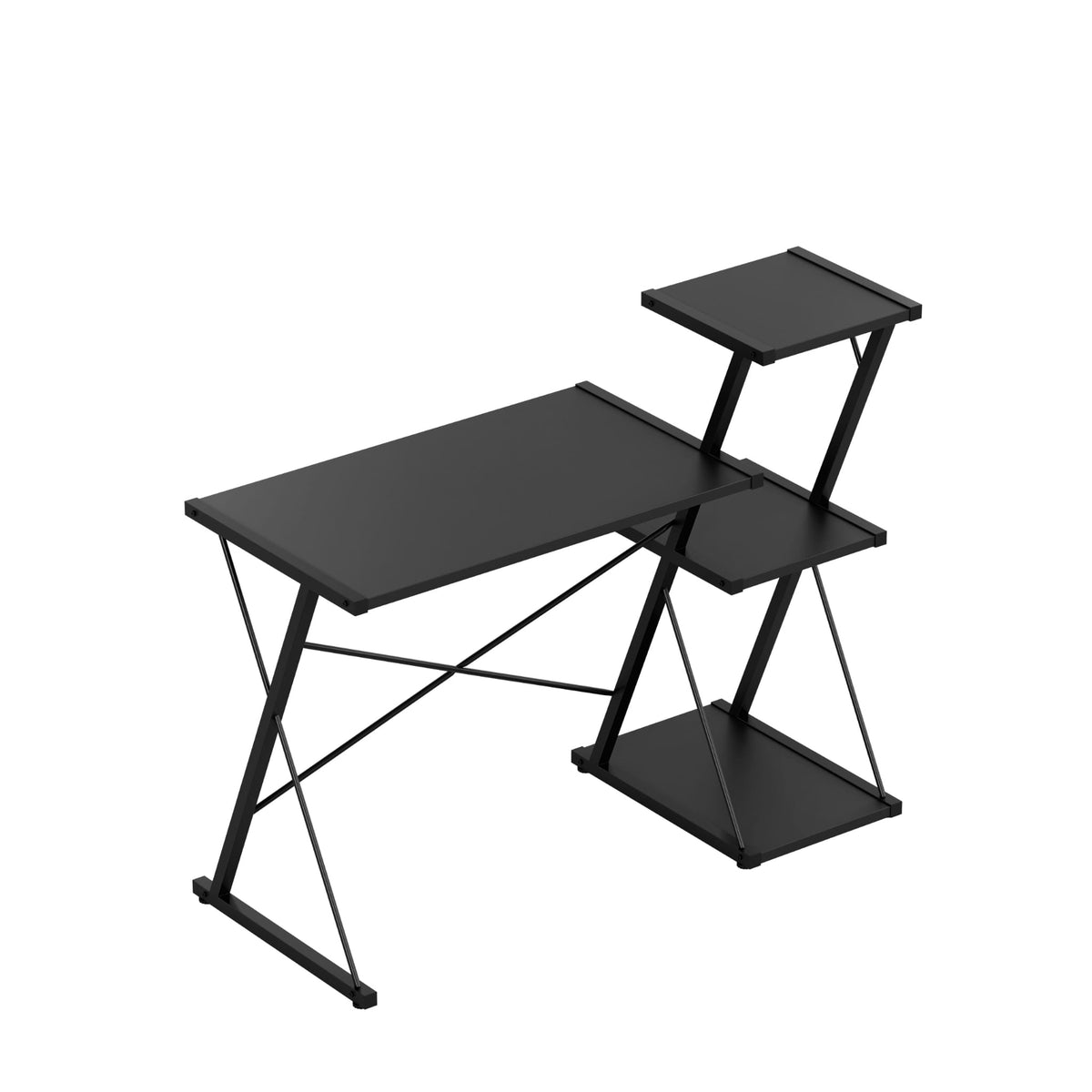 Mark Adler Leader 3.5 Black 116 cm desk with shelves