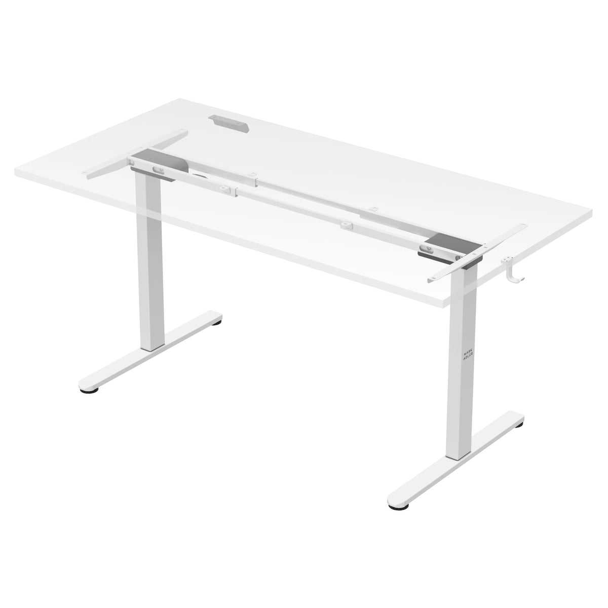 Mark Adler Xeno 4.5 White dual-motor electric desk frame