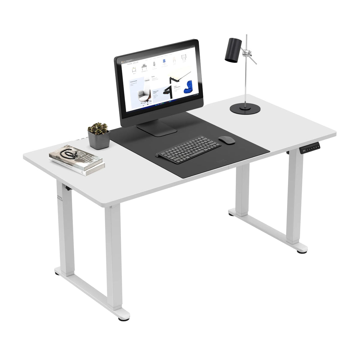 Mark Adler Leader 9.3 White 160 cm electric desk