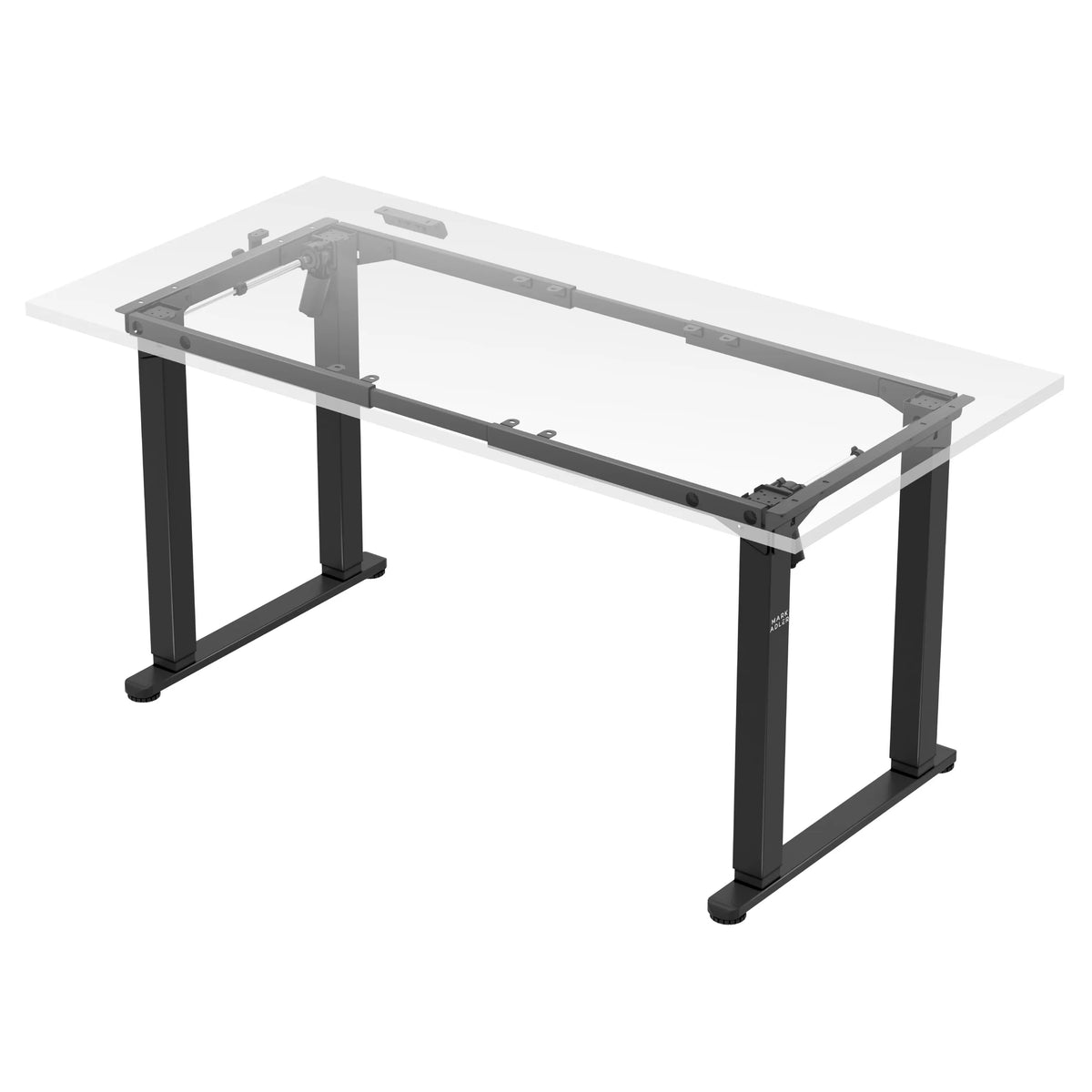 Mark Adler Xeno 5.0 Black dual-motor electric desk frame