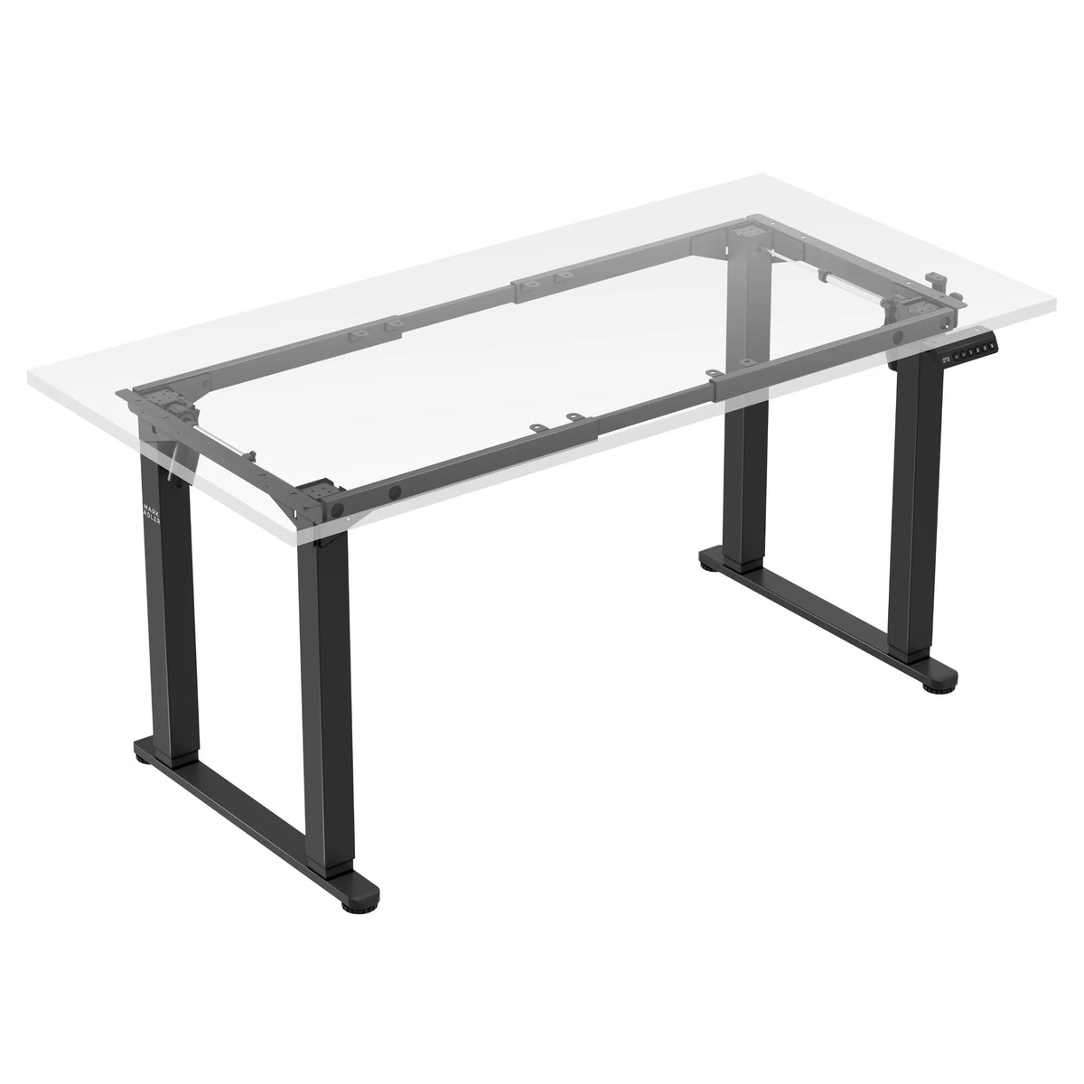 Mark Adler Xeno 5.0 Black dual-motor electric desk frame