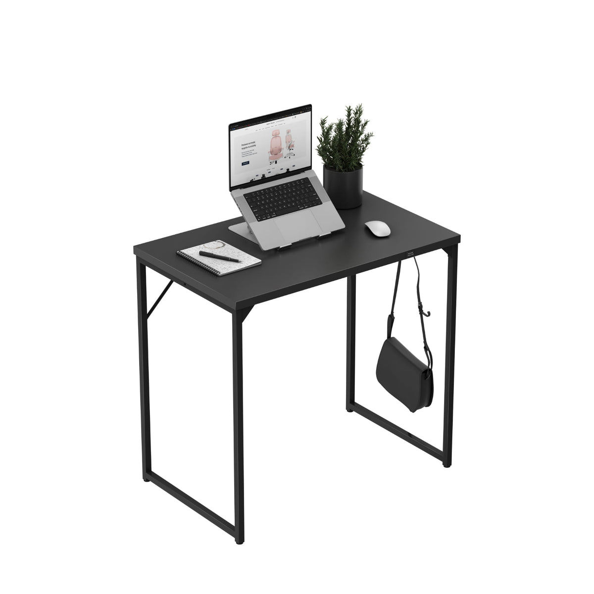 Mark Adler Leader 1.3 Small Desk, Black, 80 cm