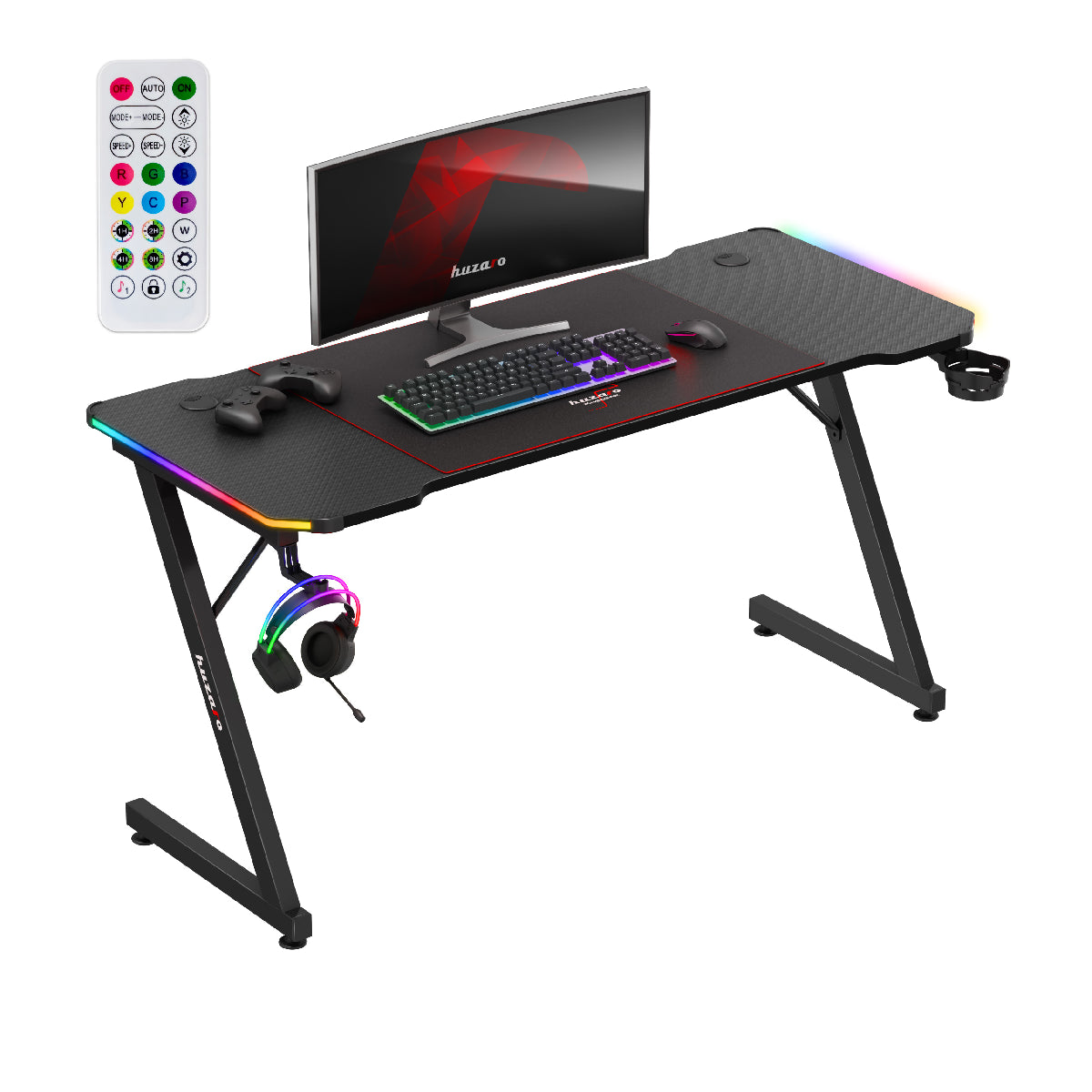 Huzaro Hero 3.3 RGB 140 cm Gaming Desk