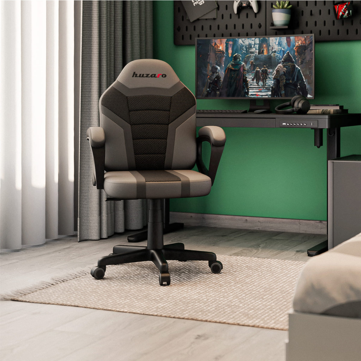 HUZARO RANGER 1.0 Grey Mesh Children’s Gaming Chair