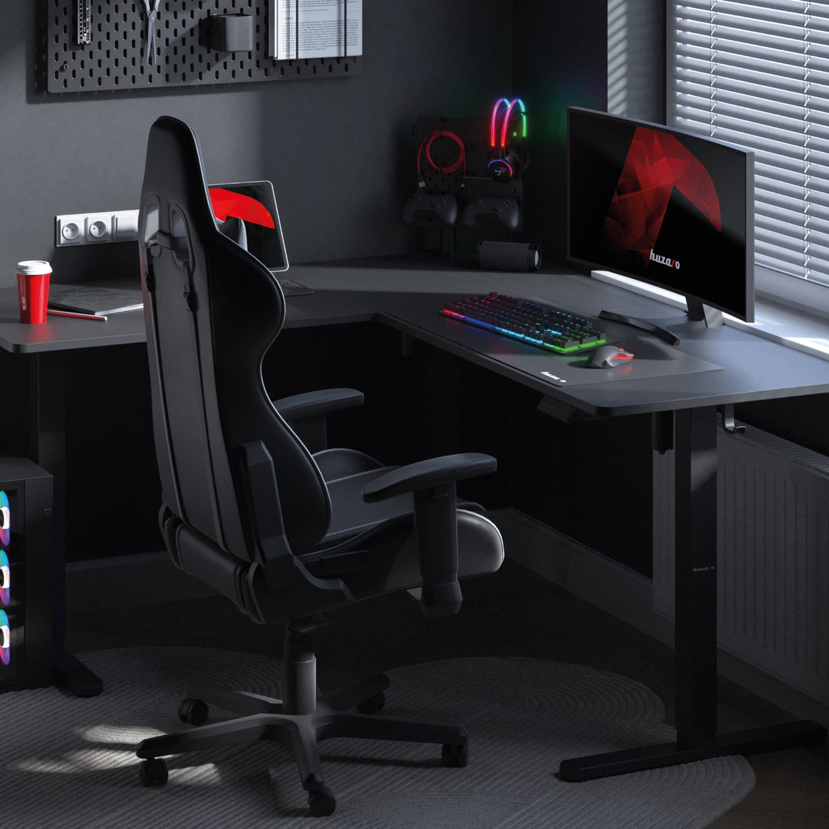 Huzaro Hero 9.5 160 cm Electric Corner Desk