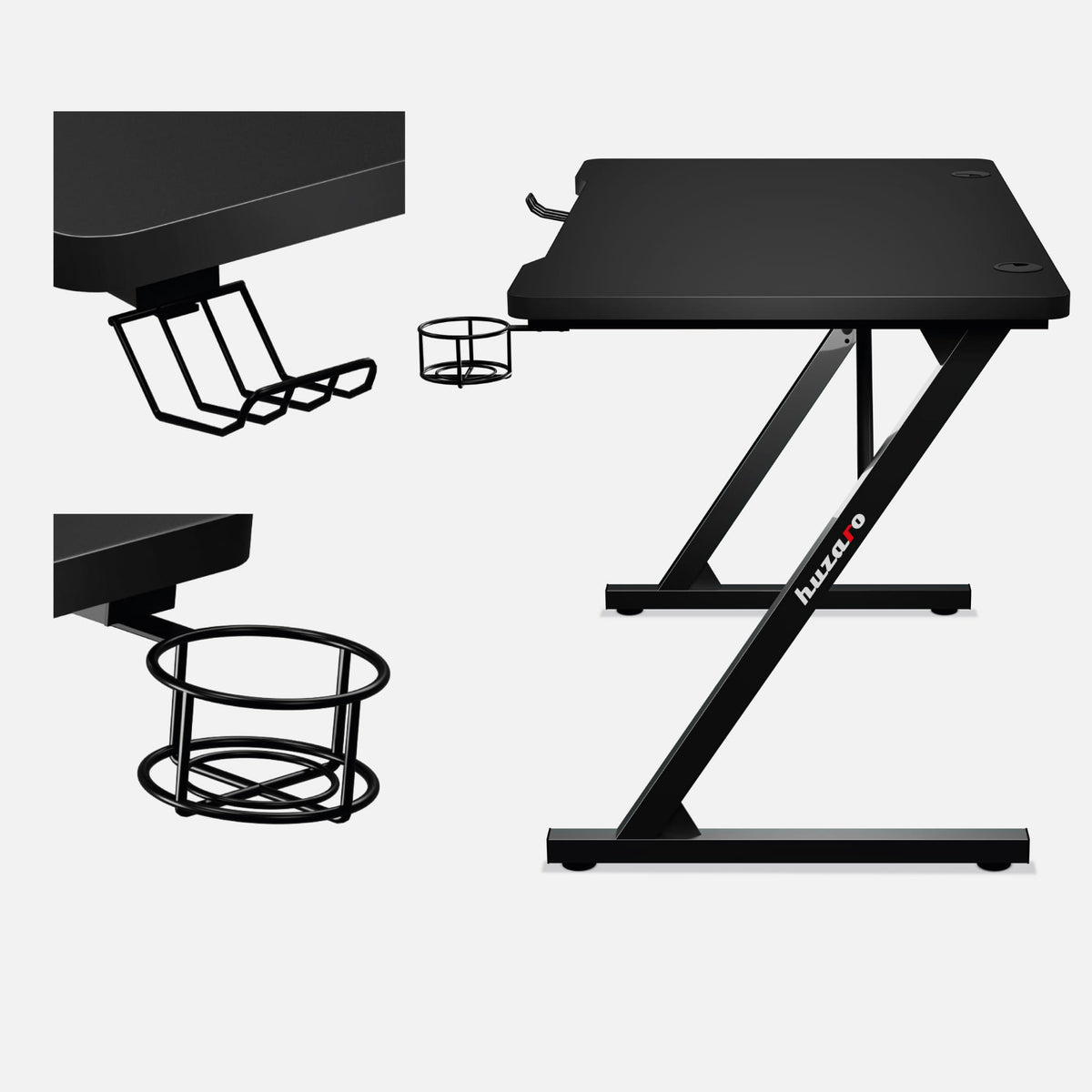 Huzaro Hero 1.8 Black 100 cm Gaming Desk