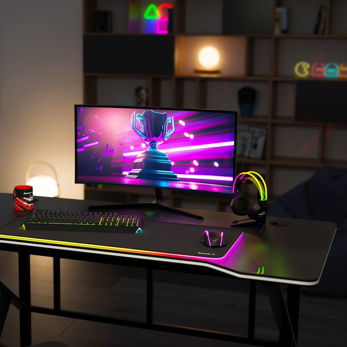 Huzaro Hero 1.6 Black 120 cm Gaming Desk