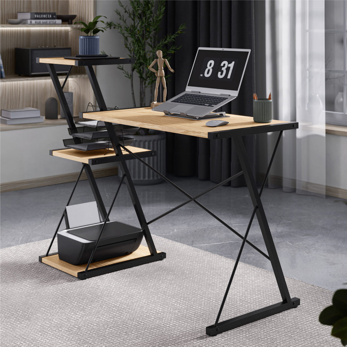 Mark Adler Leader 3.5 Craft 116 cm desk with shelves