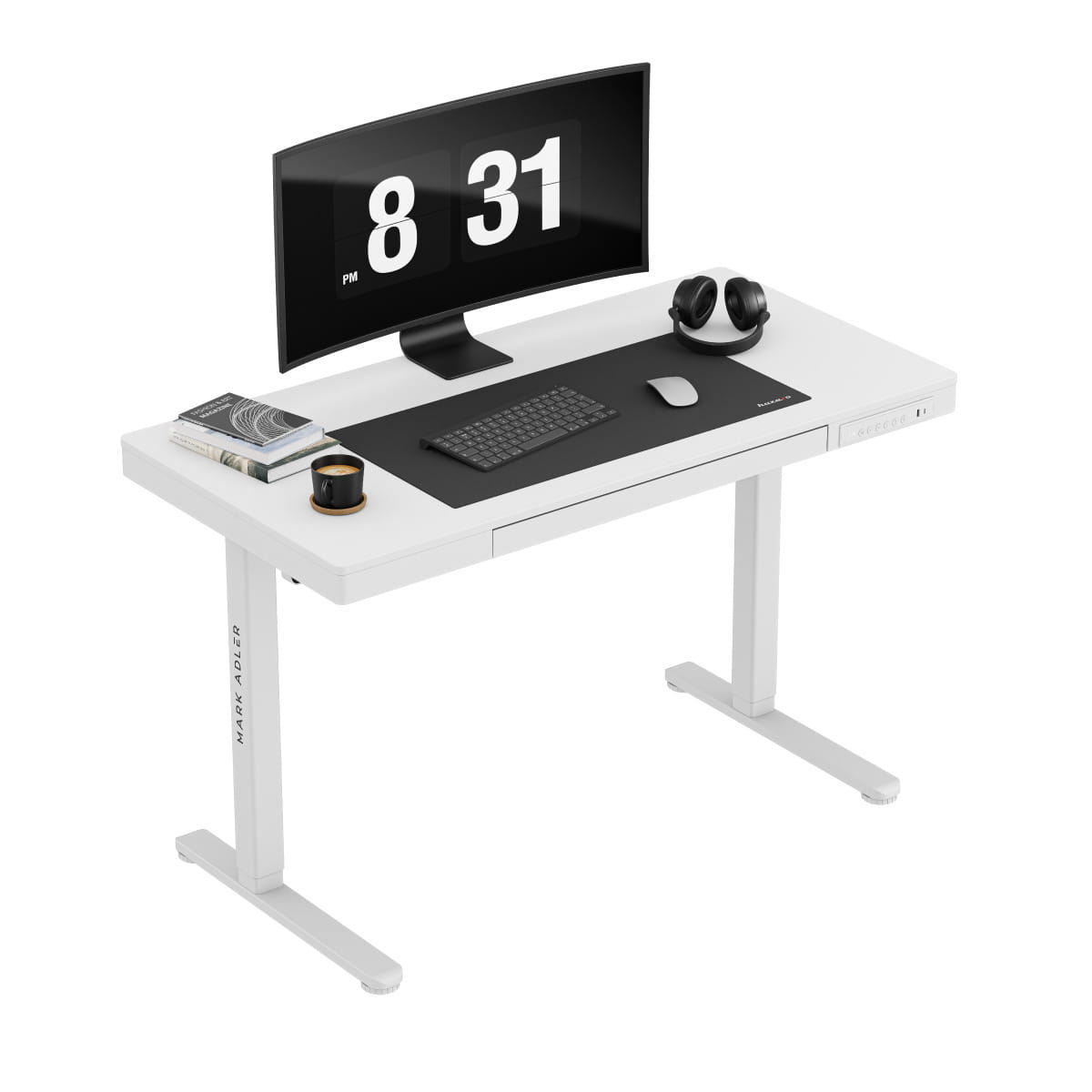 Mark Adler Leader 8.2 White 120 cm Electric Desk – OUTLET