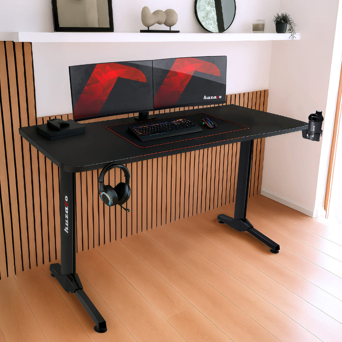 Huzaro Hero 4.7 Black 160 cm Gaming Desk