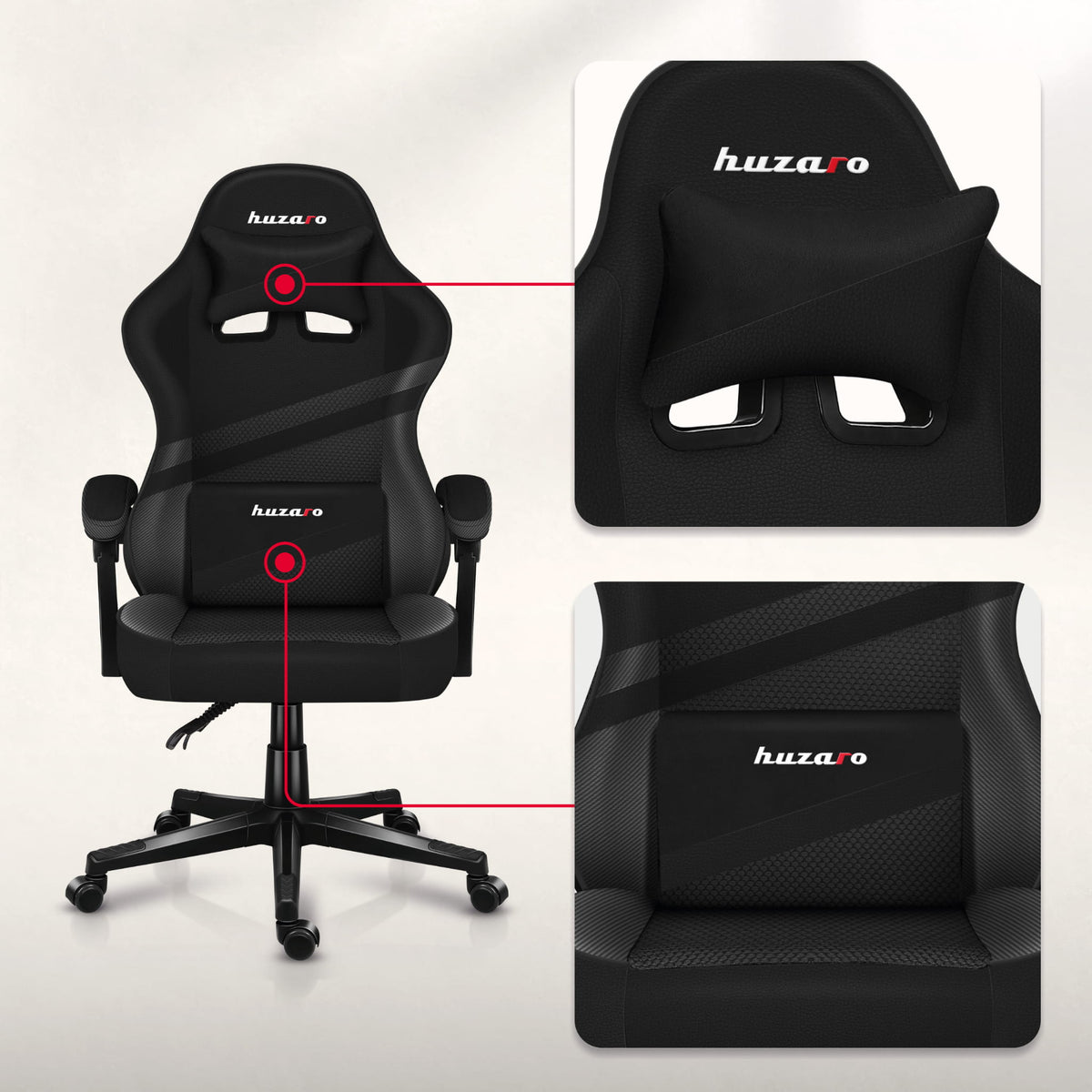 HUZARO FORCE 4.4 Carbon Gaming Chair