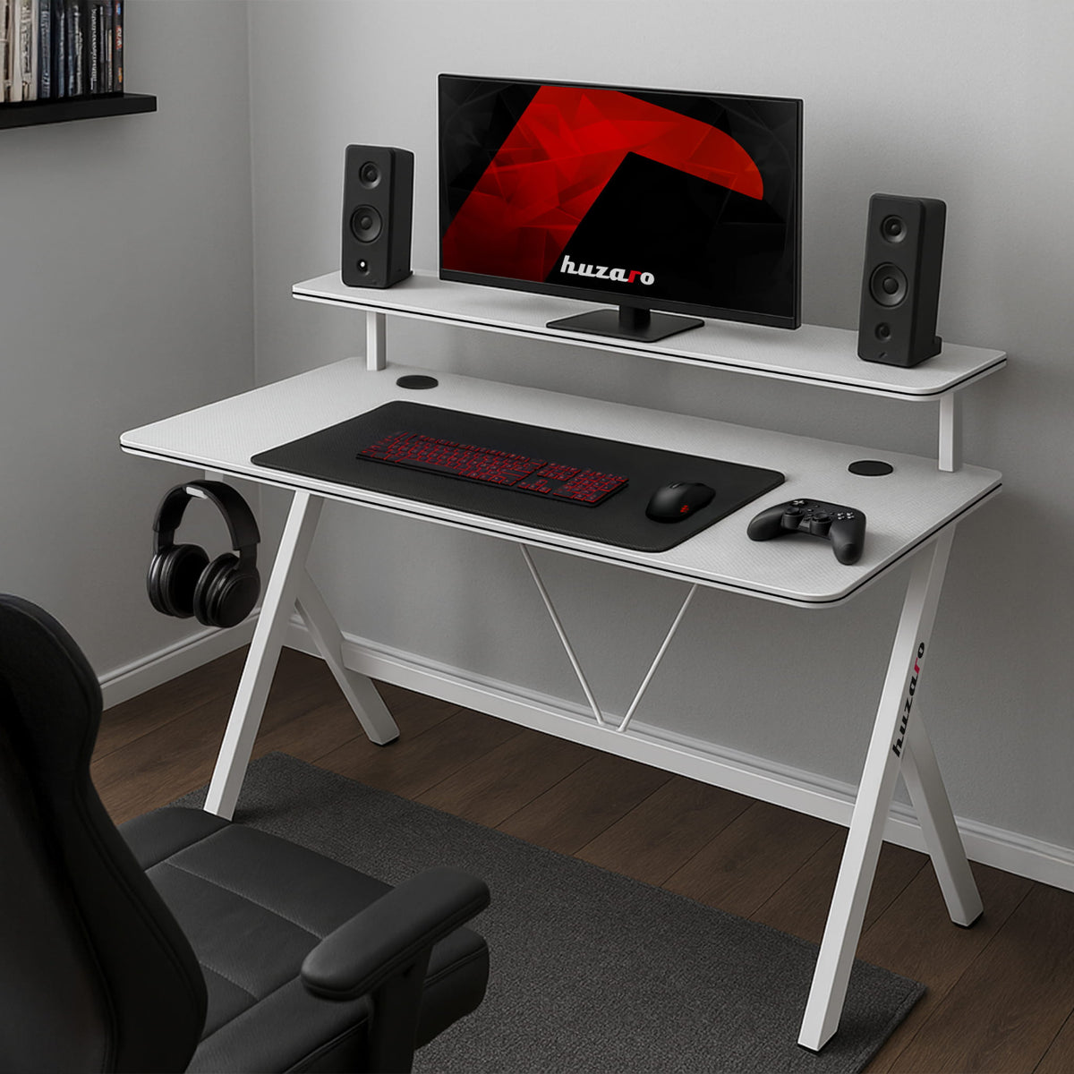 Huzaro Hero 1.9 White 120 cm gaming desk