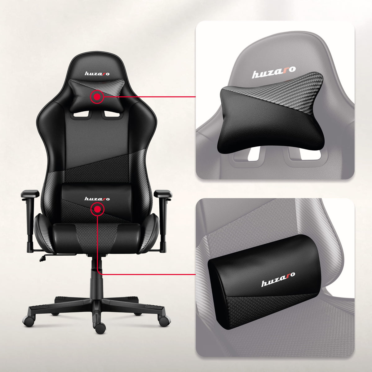 HUZARO FORCE 6.2 Carbon Gaming Chair