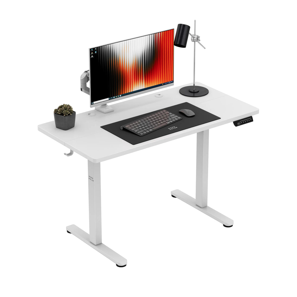 Mark Adler Leader 6.9 White 120 cm electric height-adjustable desk