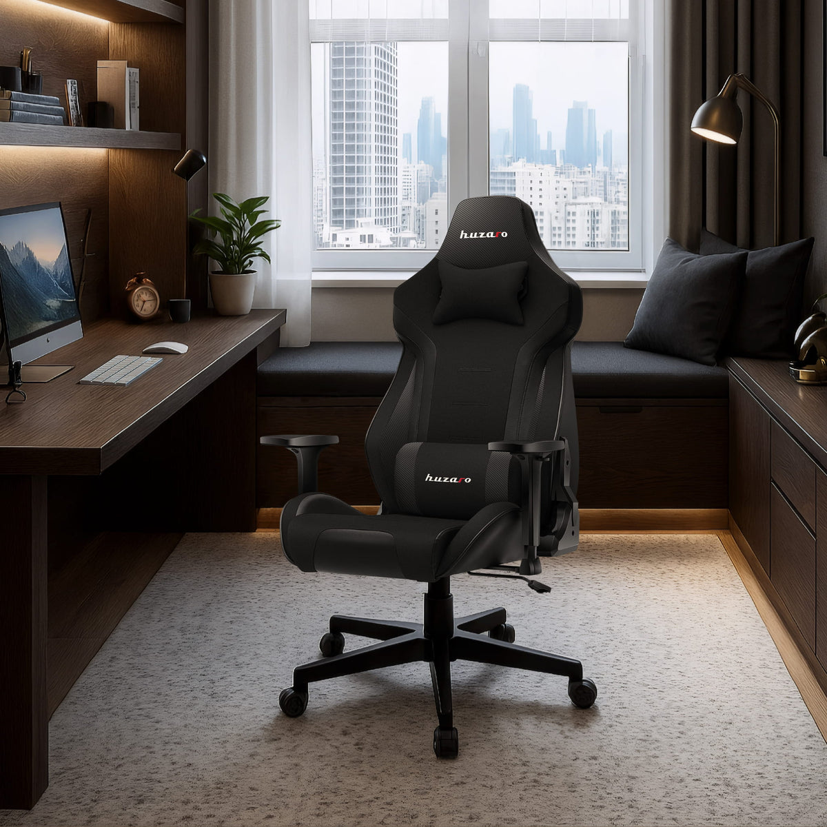 HUZARO FORCE 7.6 Black Gaming Chair