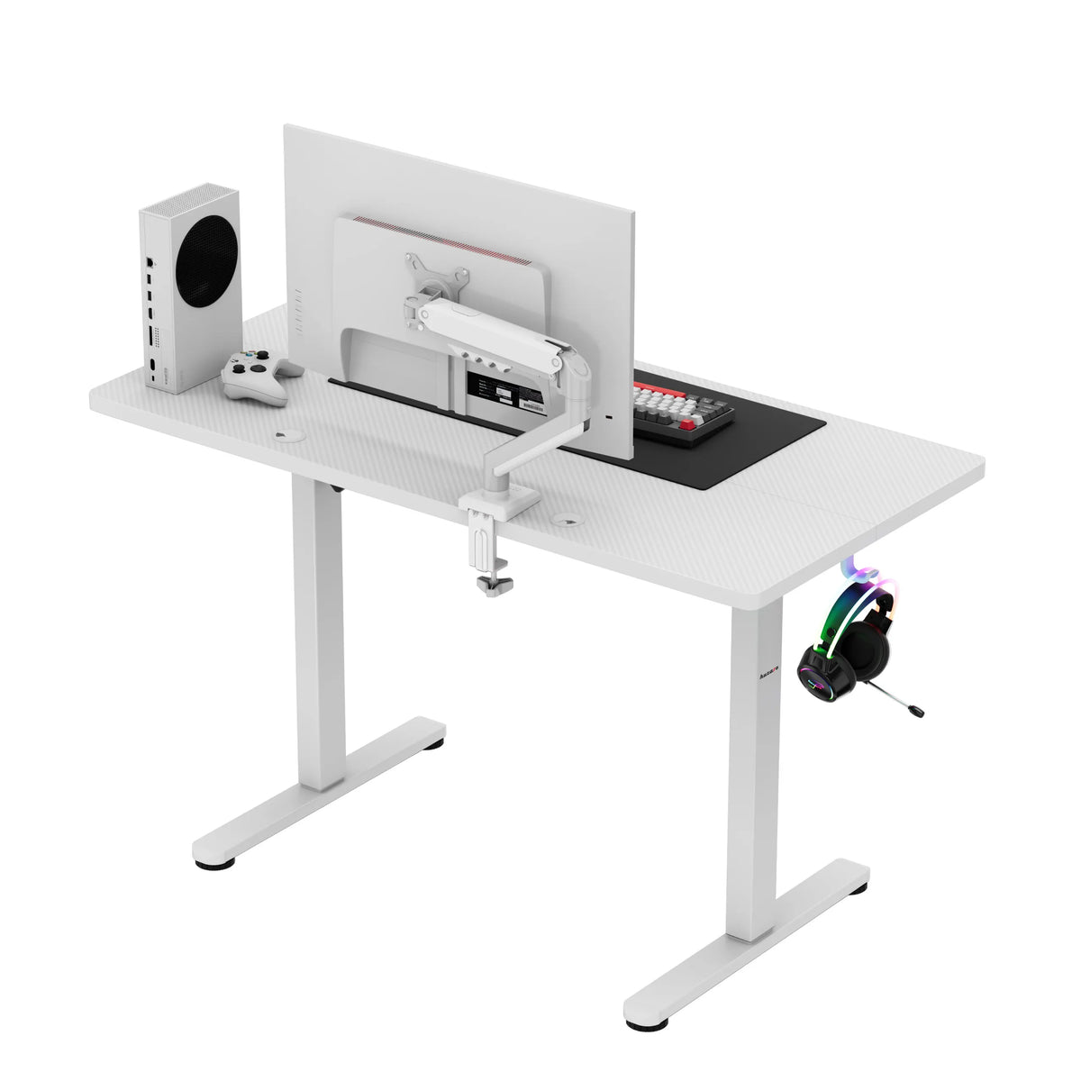 Huzaro Hero 8.1 White 120 cm Electric Gaming Desk