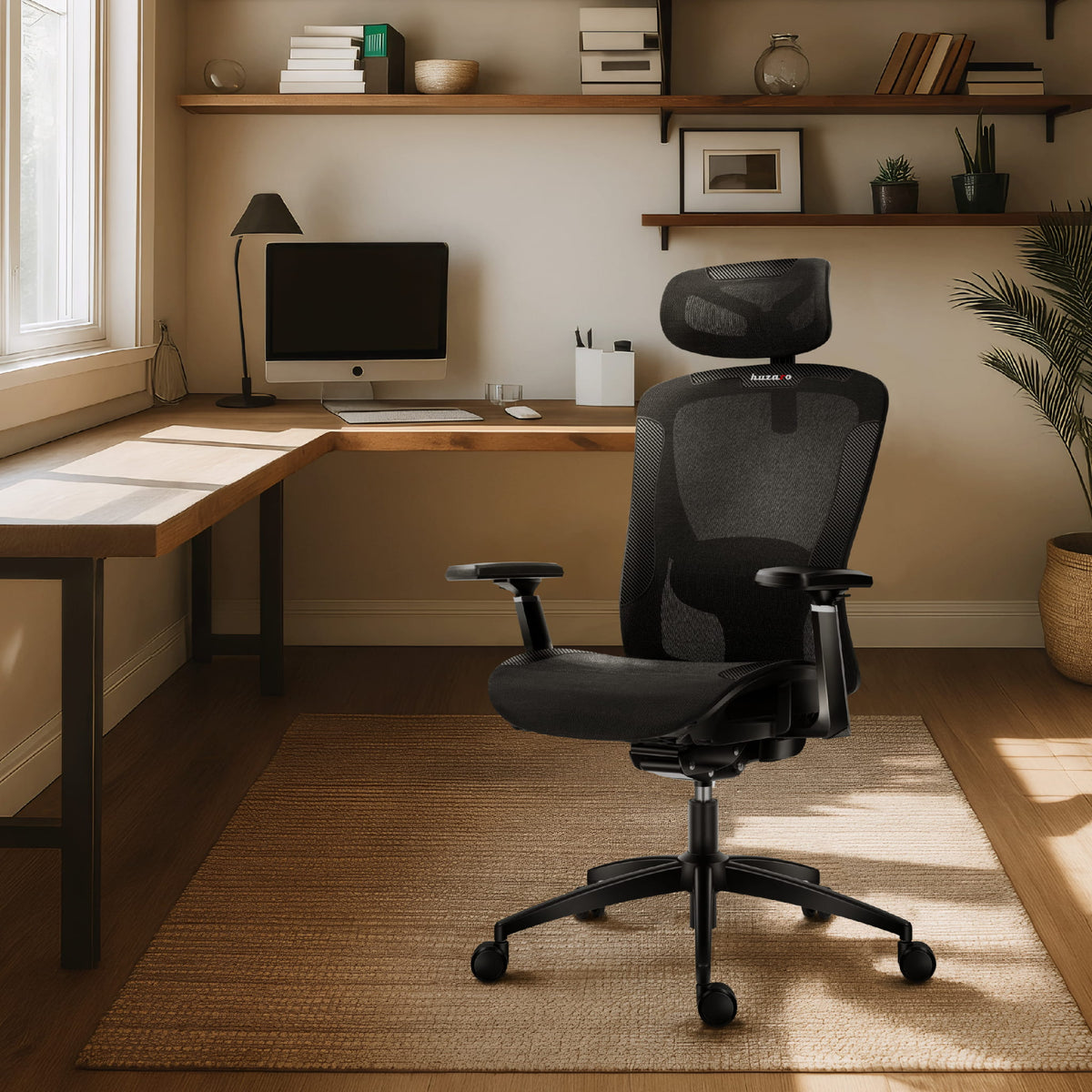 Huzaro Combat 7.3 Black Mesh gaming chair