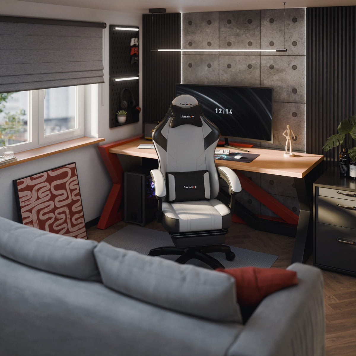 Huzaro Force 3.7 Grey gaming chair