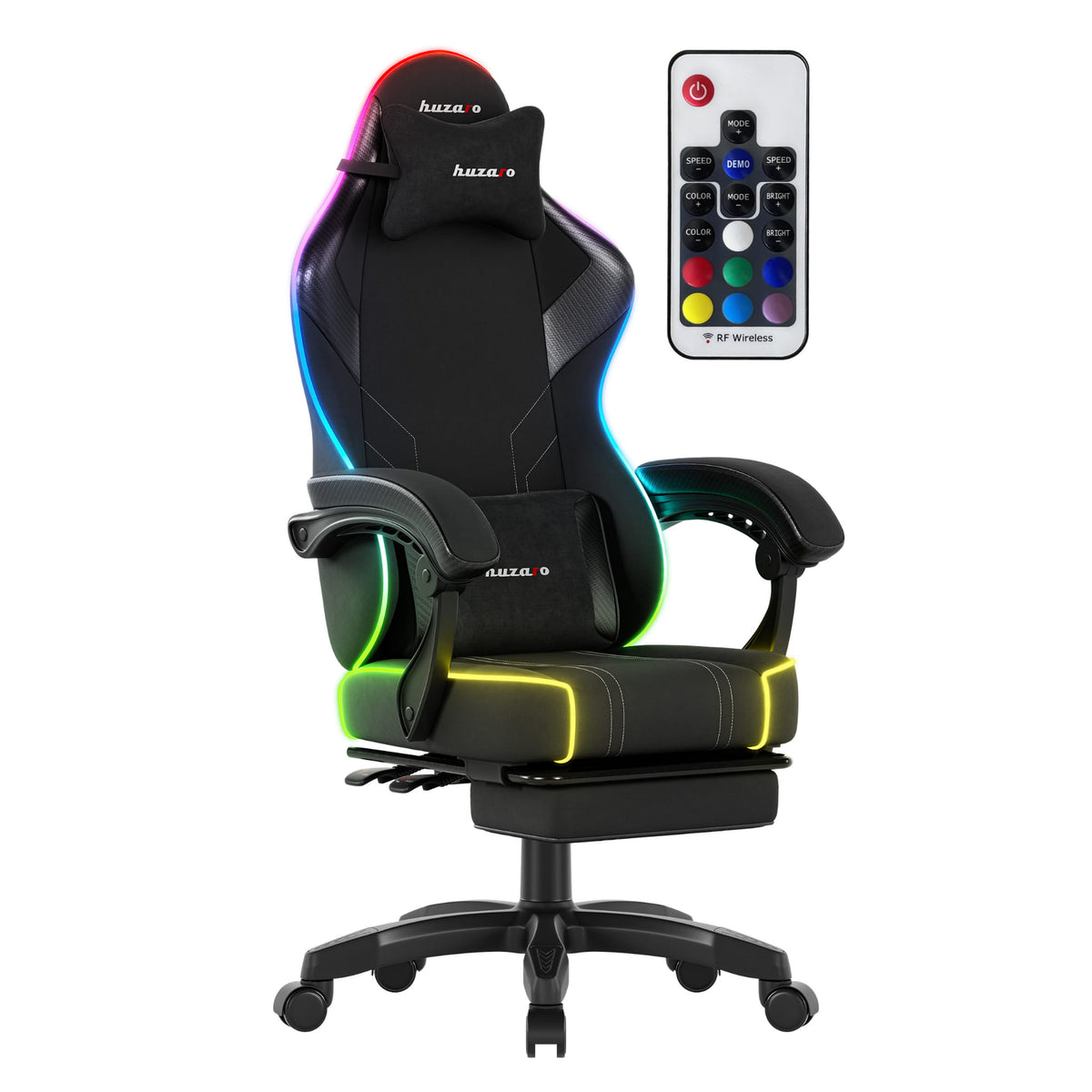 Huzaro Force 3.7 RGB Black gaming chair