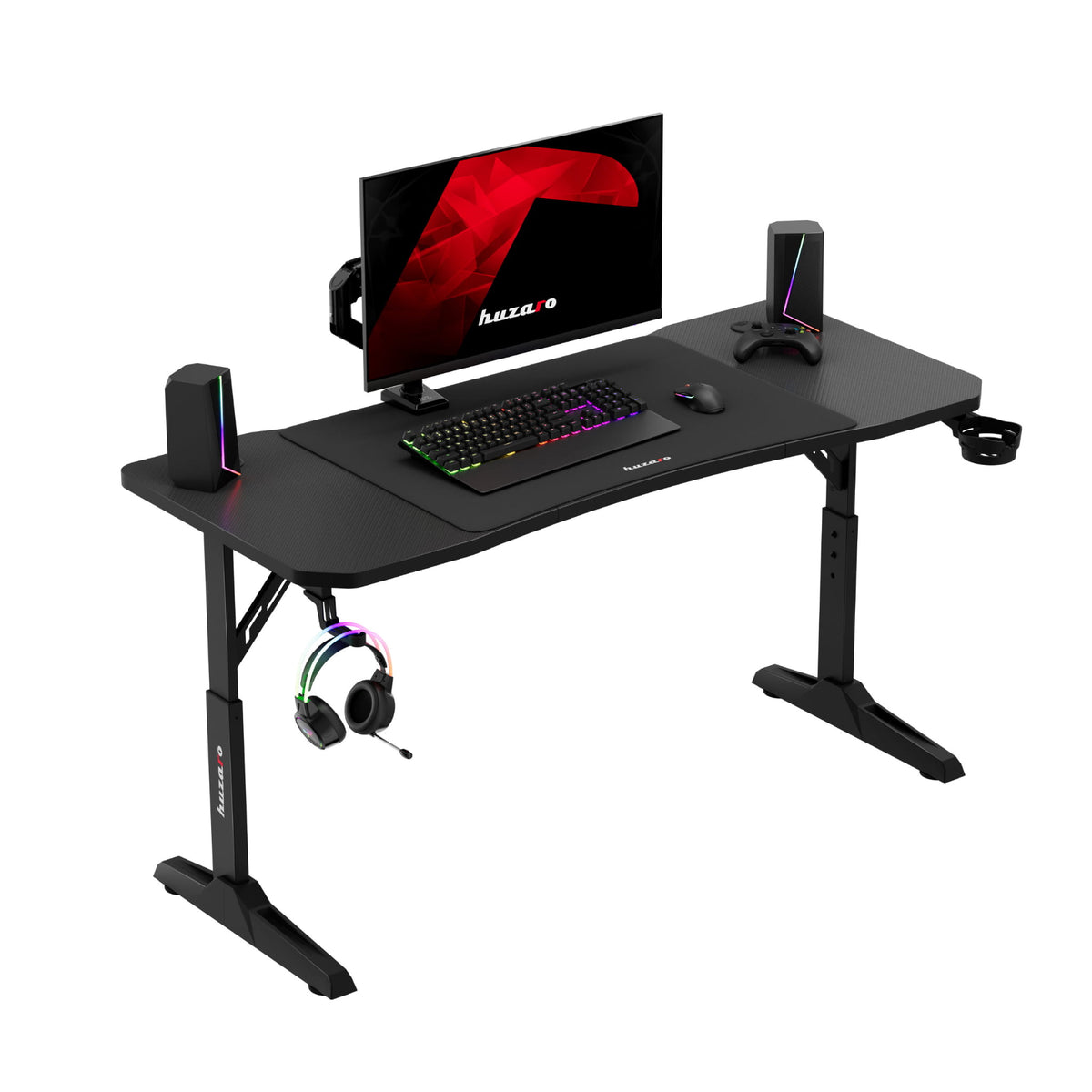 Huzaro Hero 3.6 Black 140 cm gaming desk