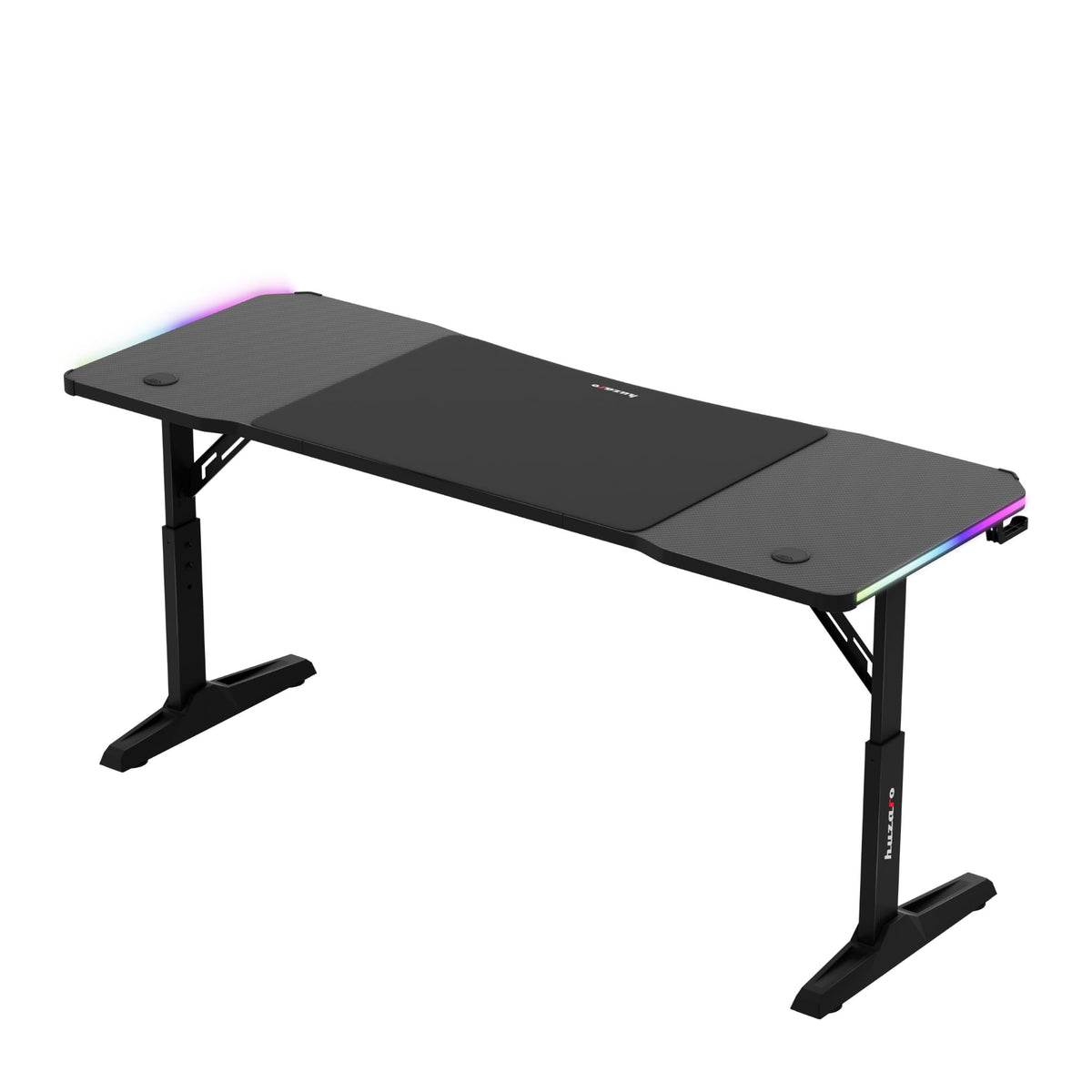 Huzaro Hero 4.6 RGB Black 160 cm LED gaming desk