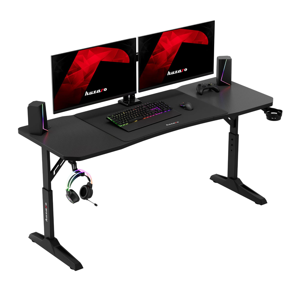 Huzaro Hero 4.6 Black 160 cm gaming desk