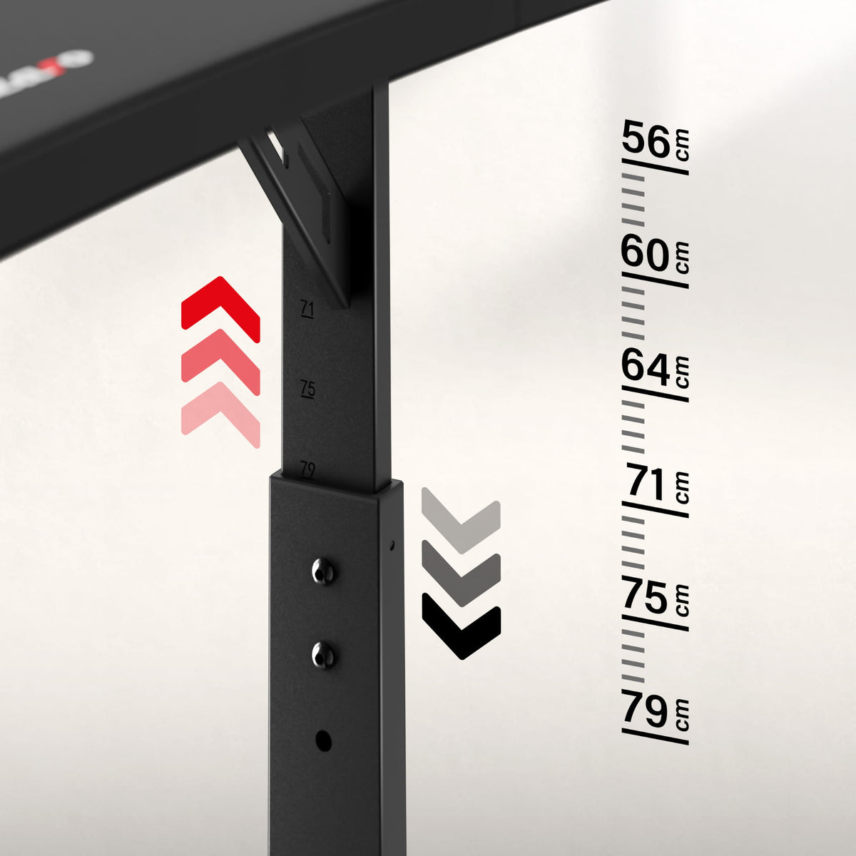 Huzaro Hero 4.6 Black 160 cm gaming desk