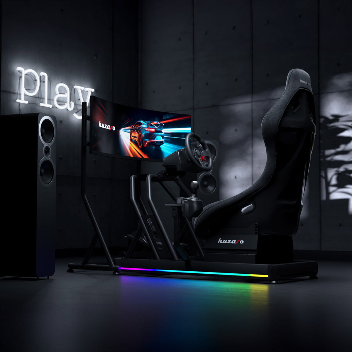 Huzaro Speed 9.0 sim racing cockpit