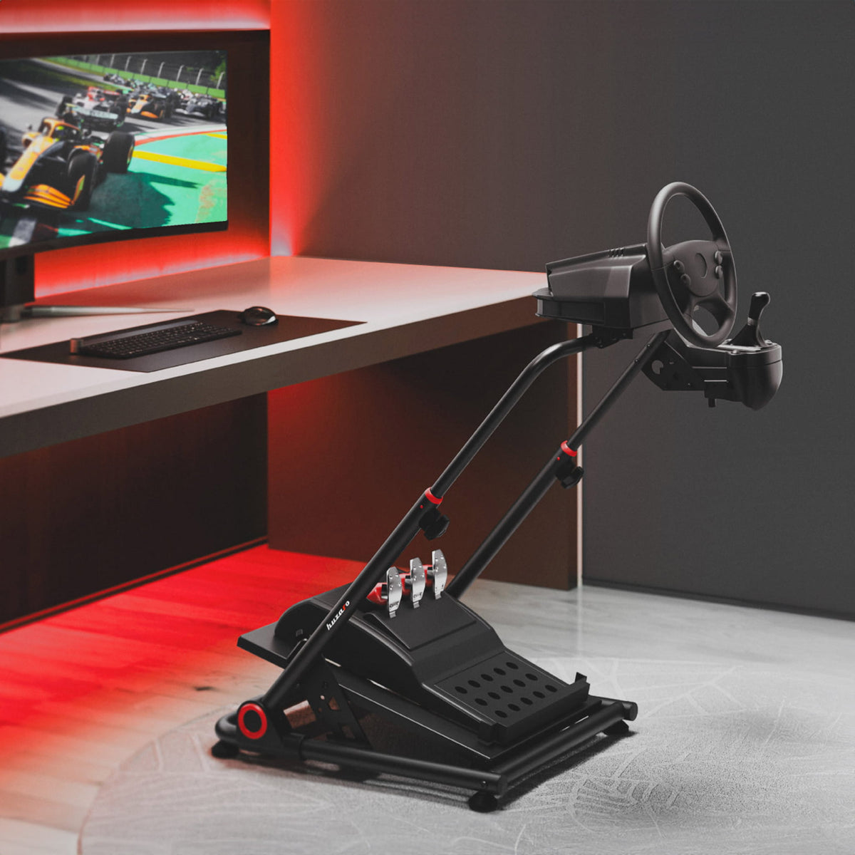 HUZARO SPEED 3.0 sim racing steering wheel mount