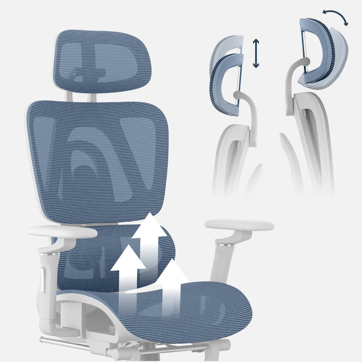 Mark Adler Expert 7.9 Grey Ergonomic Armchair