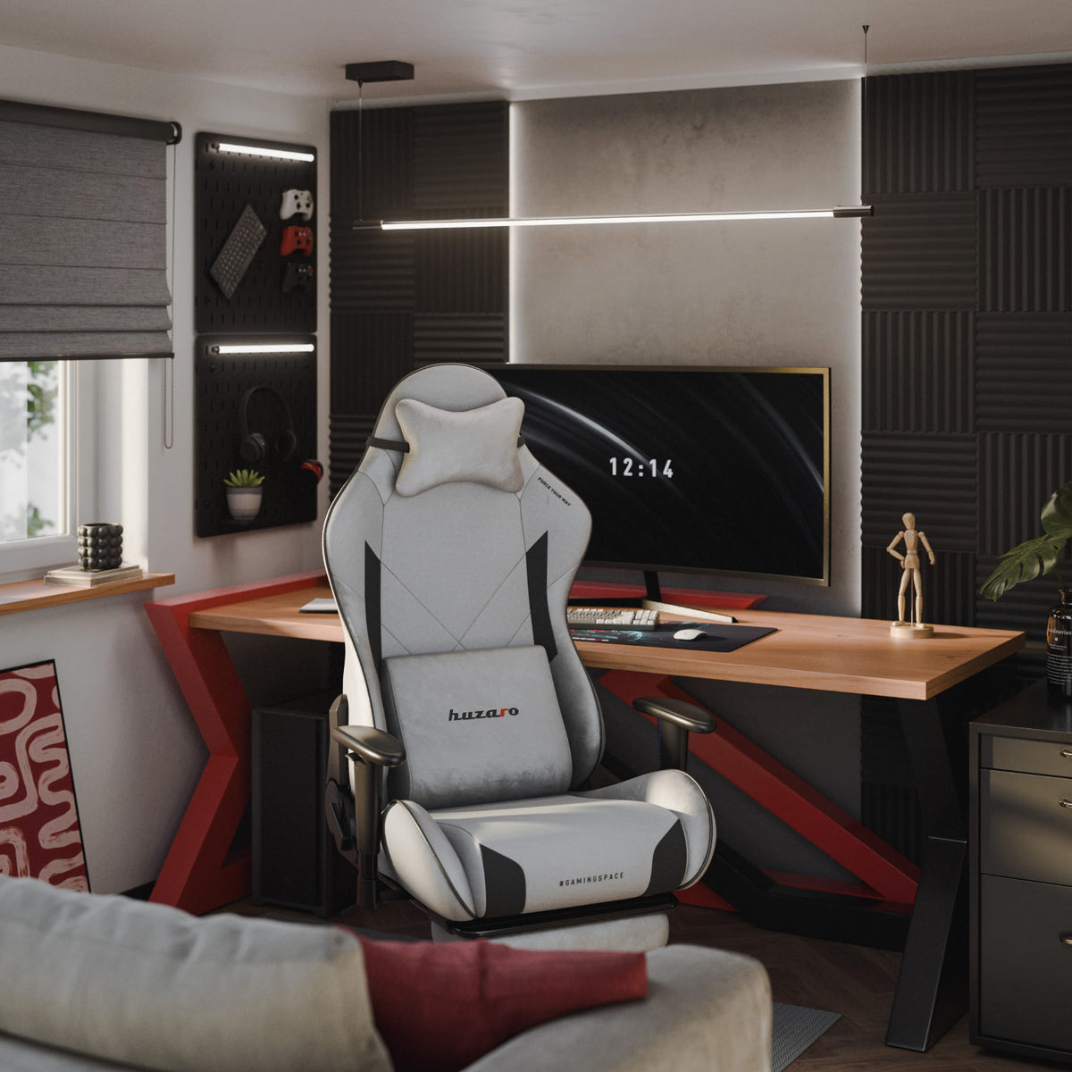 Huzaro Force 5.7 Grey gaming chair