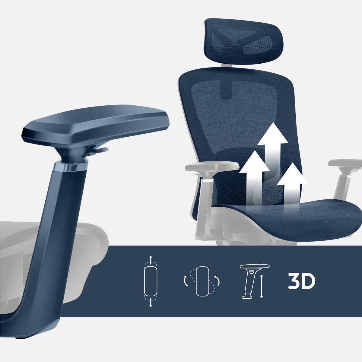 Mark Adler Expert 5.3 Black Mesh Ergonomic Chair