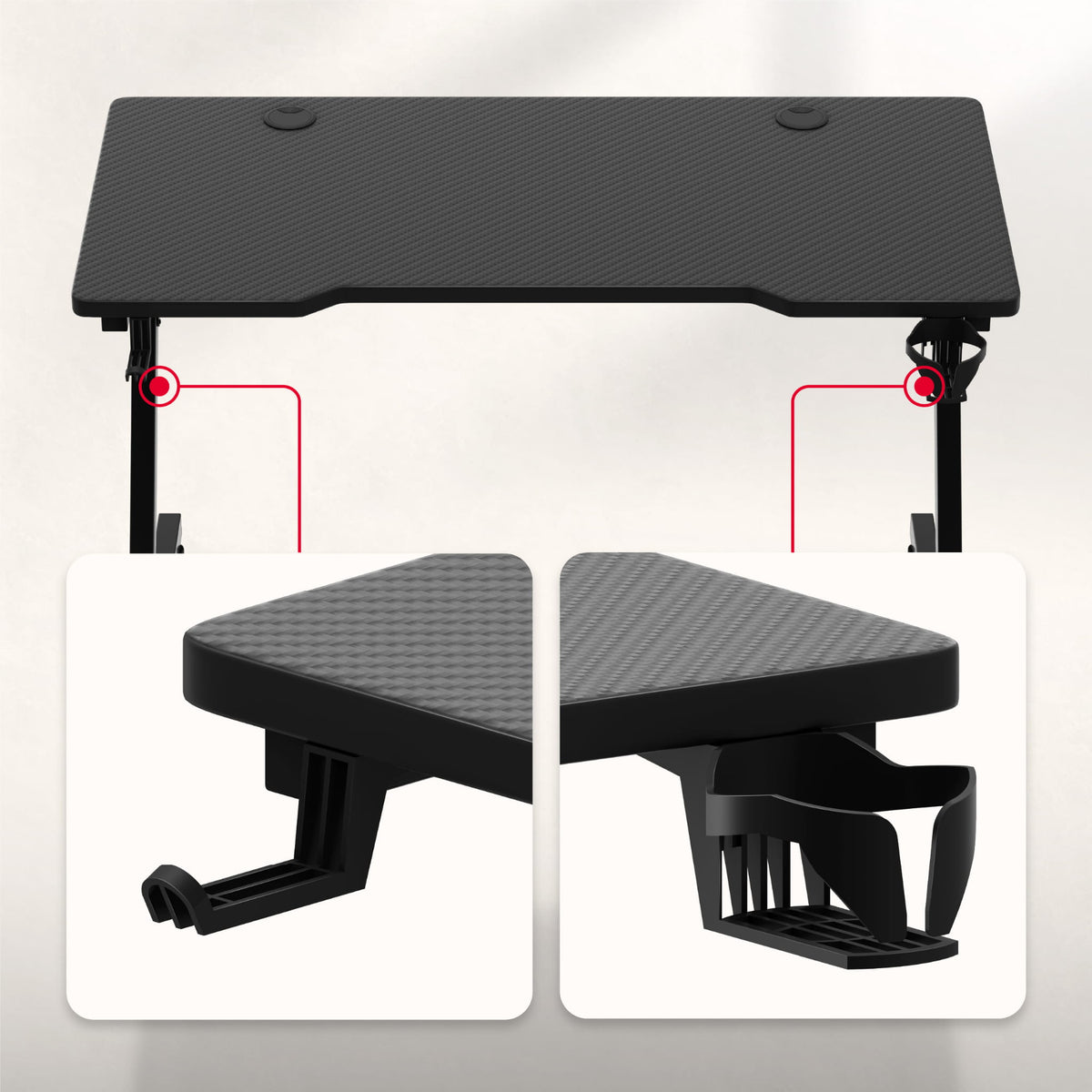 Huzaro Hero 2.5 Black 120 cm Gaming Desk