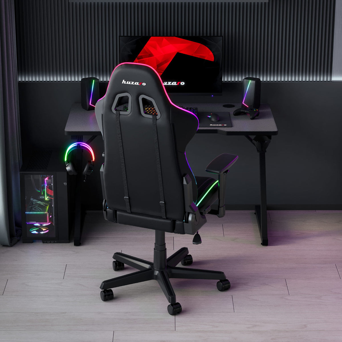 Huzaro Hero 2.5 Black 120 cm Gaming Desk