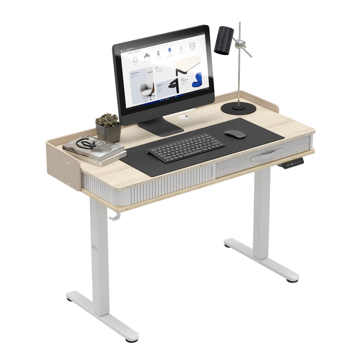 Mark Adler Leader 8.0 White 120 cm Electric Desk – OUTLET