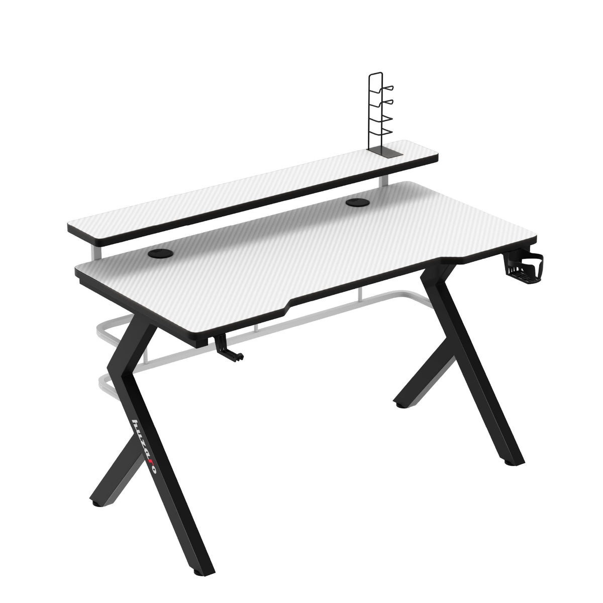 Huzaro Hero 5.0 White 120 cm Gaming Desk